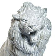 Sitting Lion Garden Statue (23 - Inch) Side View