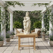 Mary and Child Jesus Religious Statue (27 - Inch) Side Angle