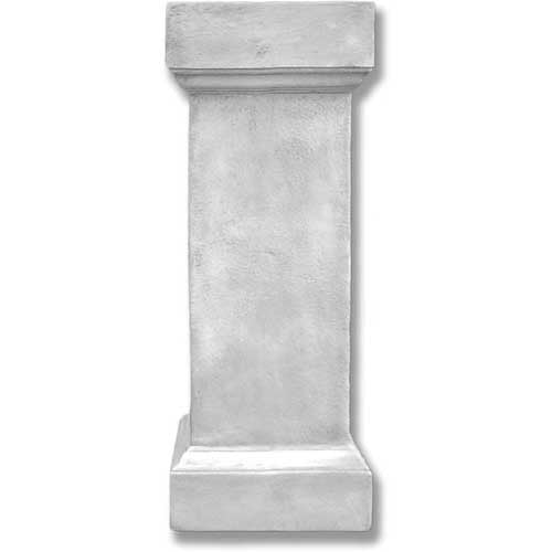 Weathered Square Pedestal 42 Outdoor/Indoor Statue