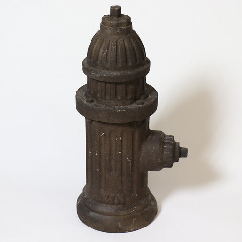 N Y Fire Hydrant Statue (25 - Inch) Side Angle