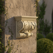 Hennsley Scroll Outdoor Bracket (21 - Inch) Side Angle