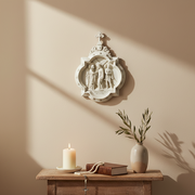 Chapel Wall Plaque Stations of the Cross Number 6 (13.5 - Inch) Side Angle