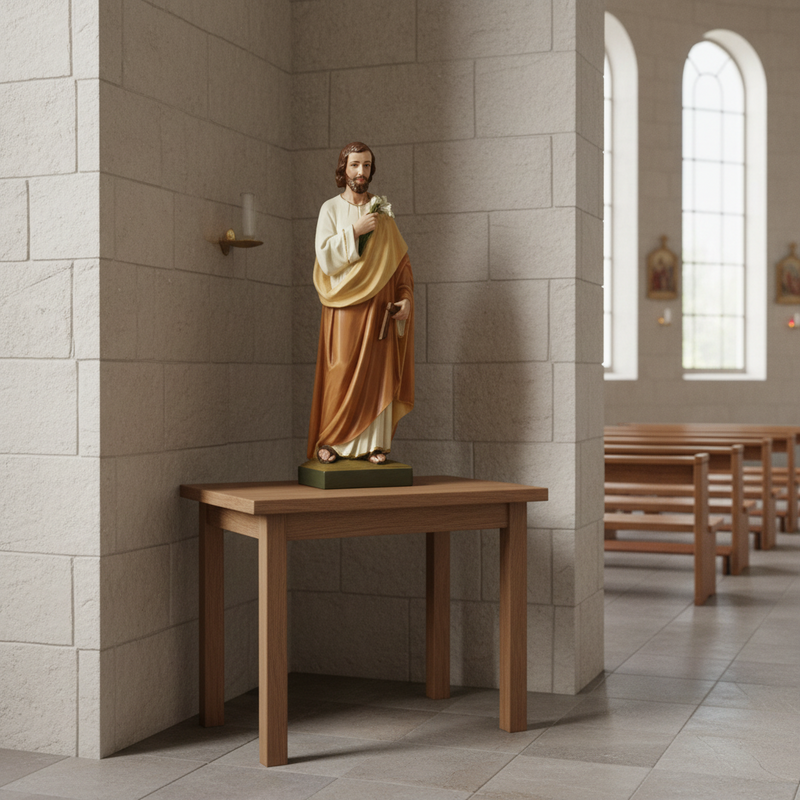 Saint Joseph Religious Statue (37 - Inch) Side Angle