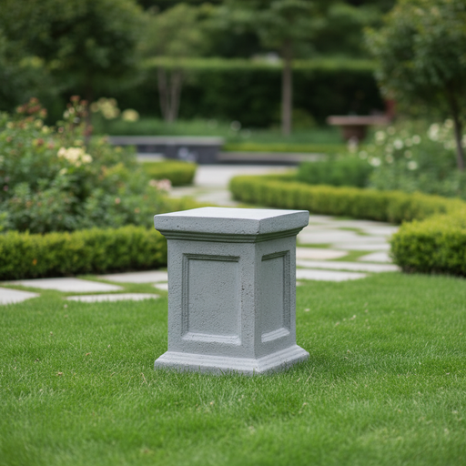 Nardi Square Outdoor Statue (17 - Inch) Side Angle