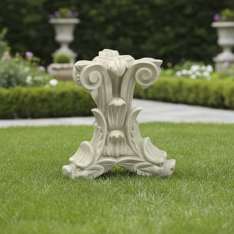 Three Beast Outdoor Statue (18 - Inch) Side Angle