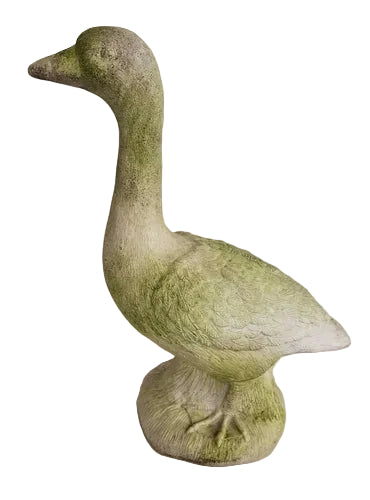 Feathered Goose Bird Garden Statue (21 - Inch)