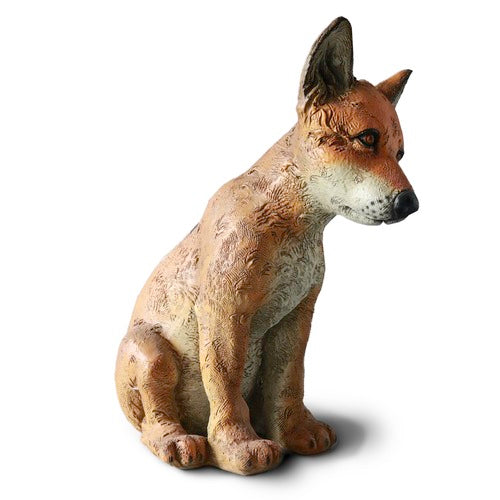 Baby Fox Garden Statue (17-Inch)