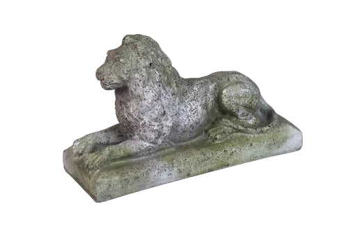 Sentinel Lion Small Garden Statue (8 - Inch)