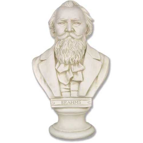Brahms Bust Display Decor (17-Inch)