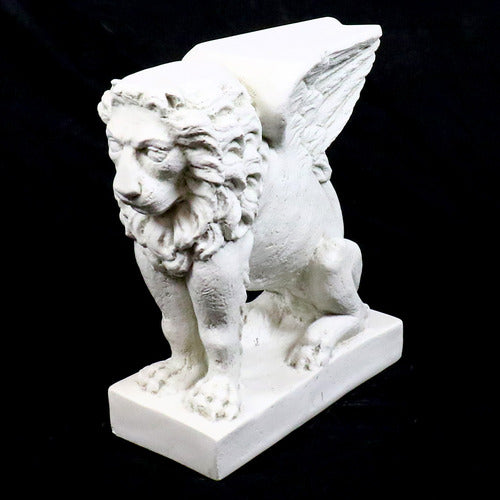 Winged Lion Garden Bench (16.5 - Inch) Side View