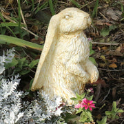 Rabbit Garden Statue (13 - Inch) Side View