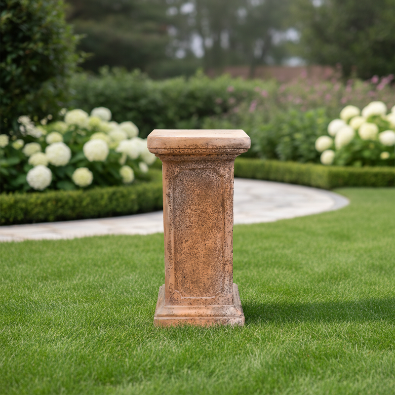 New York Newel Post Outdoor Statue (30 - Inch) Side Angle