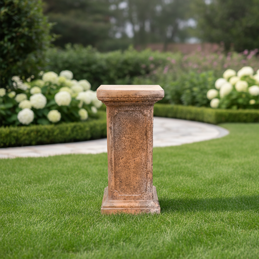 New York Newel Post Outdoor Statue (30 - Inch) Side Angle