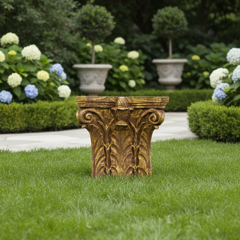 Reproduction Outdoor Statue (7 - Inch) Side Angle