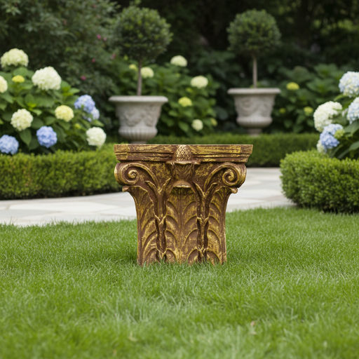 Reproduction Outdoor Statue (7 - Inch) Side Angle