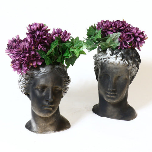 Hermes Head Planter 15 Outdoor/Indoor Statue