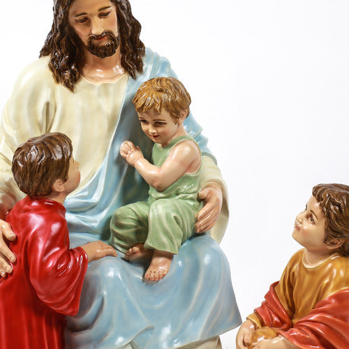 Jesus With Children 34 Outdoor/Indoor Statue