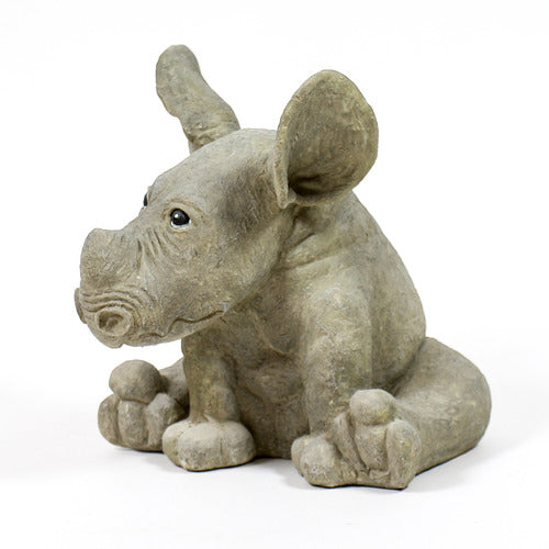 Chloe Rhino Garden Statue (12 - Inch)