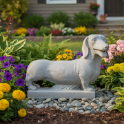 Dachshund Dog Garden Statue (13.41 - Inch) Side Angle