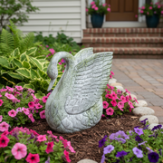 Swan Garden Statue (29 - Inch) Side Angle