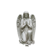 Praying Kneeling Angel Outdoor Statue (22 - Inch)