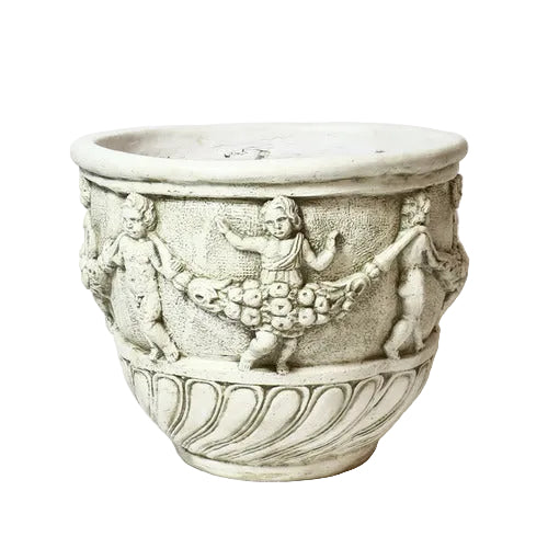 Cherub & Garland urn Outdoor/Indoor Statue