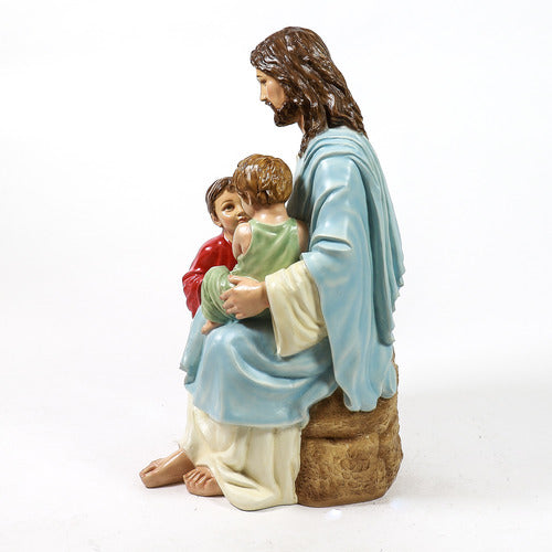 Jesus With Children 34 Outdoor/Indoor Statue