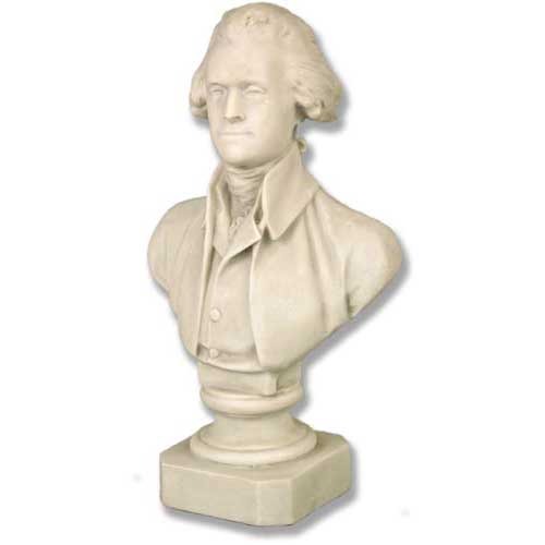 Thomas Jefferson Bust Display Decor (13 - Inch)