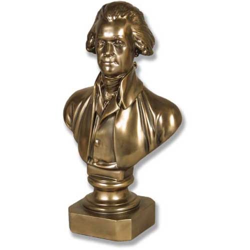 Thomas Jefferson Bust Display Decor (13 - Inch)