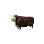 Western Steer Garden Statue (49 - Inch)