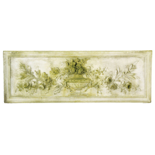 Rose Urn Relief 33 W Outdoor/Indoor Statue