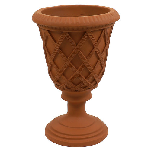 Basket Urn 19.5 H (R) Outdoor/Indoor Statue