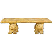 Jaimy Gargoyle Bench W Statue (30 - Inch)