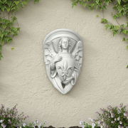 Protective Angel Wall Shield Garden Decor (17 - Inch) Side Angle