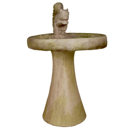 Squirrel Birdbath Statue (30 - Inch)