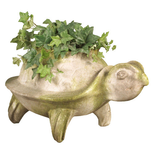 Primitive Turtle Pot 14 Outdoor/Indoor Statue