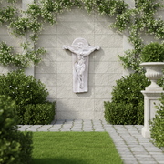 Jesus Crucifixion Religious Statue (35 - Inch) Side Angle