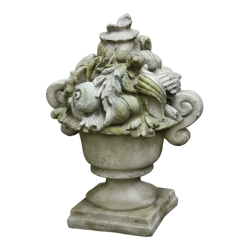 Shell Ocean Finial Outdoor Statue (13 - Inch)