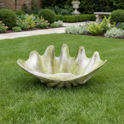 Giant Clam Garden Statue (48 - Inch) Side Angle