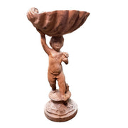 Lucca Child Birdbath Statue (22 - Inch) Side View