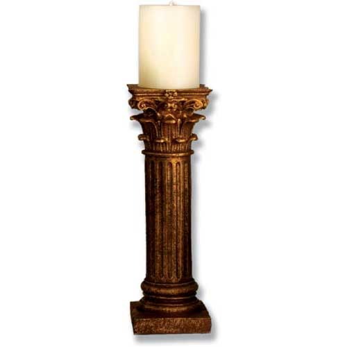 Corinthian Order Candleholder Religious Statue (13-Inch)
