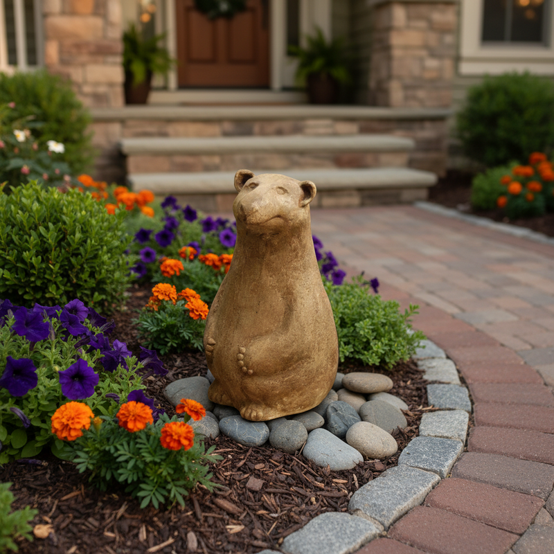 Bear Garden Statue (26-Inch)