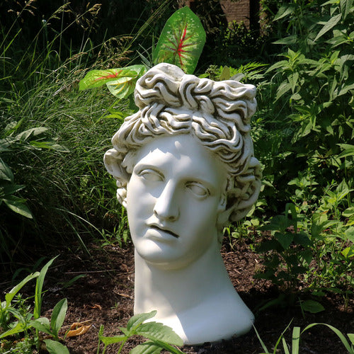 Apollo Head Planter 17 Outdoor/Indoor Statue