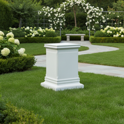 Rectangular Panel Outdoor Statue (22 - Inch) Side Angle