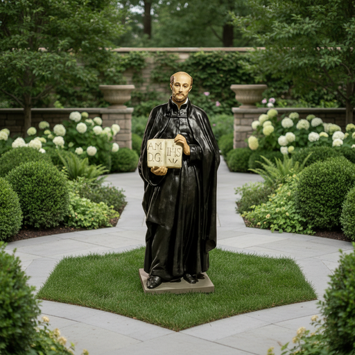 Saint Ignatius Religious Statue (71 - Inch) Side Angle