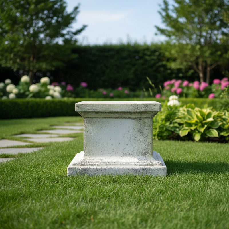Reed Riser Outdoor Statue (12 - Inch) Side Angle