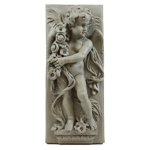 Little Boy Garden Plaque (13.0 - Inch) Side Angle View