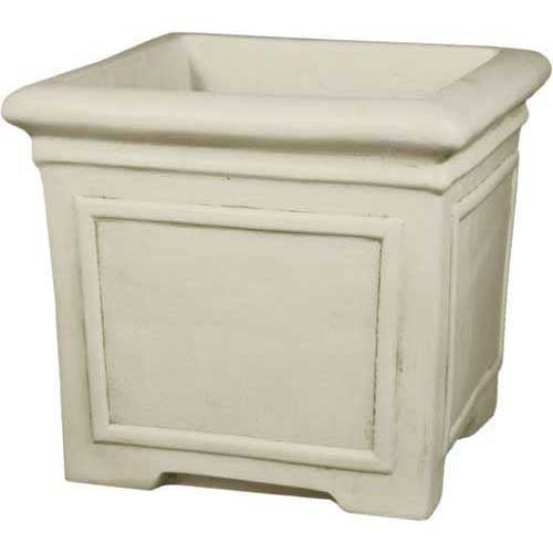Square Pot With Lines24.5X21 Outdoor/Indoor Statue