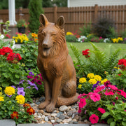 German Shepherd Dog Garden Statue (30 - Inch) Side Angle
