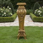 Victorian Pedestal Statue (44 - Inch) Side Angle